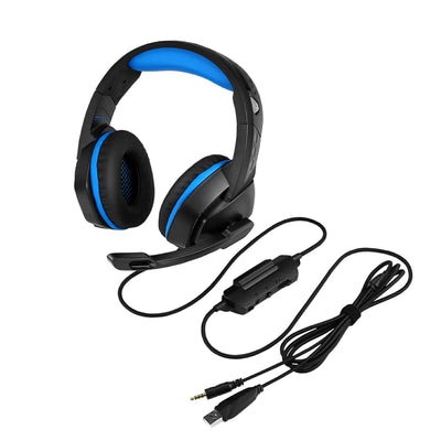Cosmic Byte H3 Gaming Wired over ear Headphone (Blue)
