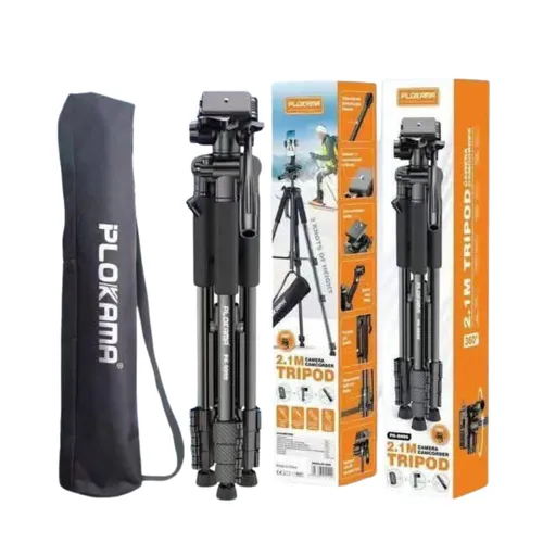 PLOKAMA PK-9990 Tripod - 180cm Professional Stand for Cameras amp; Camcorders, Mobile Phones