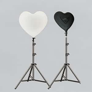 Ring Light Heart Shape RL-500, LED Flashing Light Panel with Remote Control
