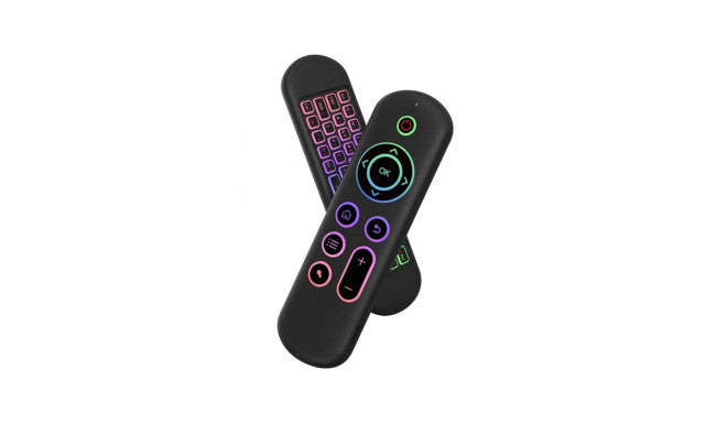 CP M5 LED 2in1 Universal Smart TV / PC Remote Bluetooth / Wireless with Keyboard / 6-Axis Gyro Black