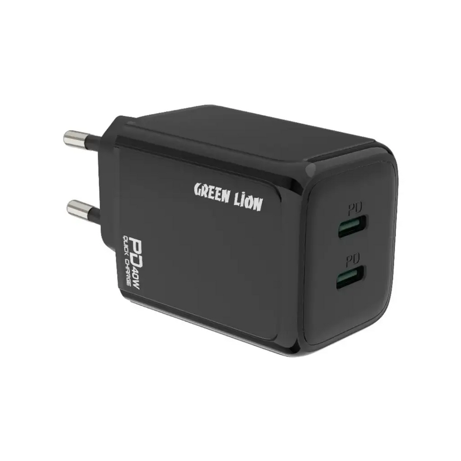 GREEN LION ADAPTER PD20W+PD20W TOTAL 40W C TO L