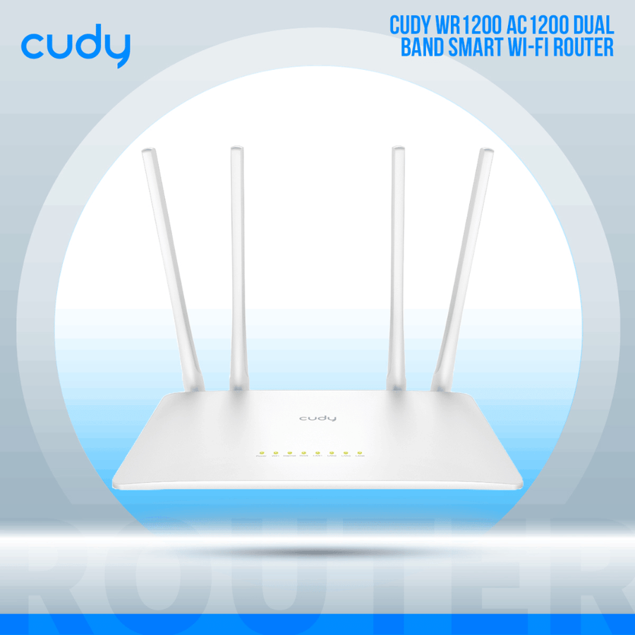 Cudy AC 1200 Dual Band Wi-Fi Router Wr1200