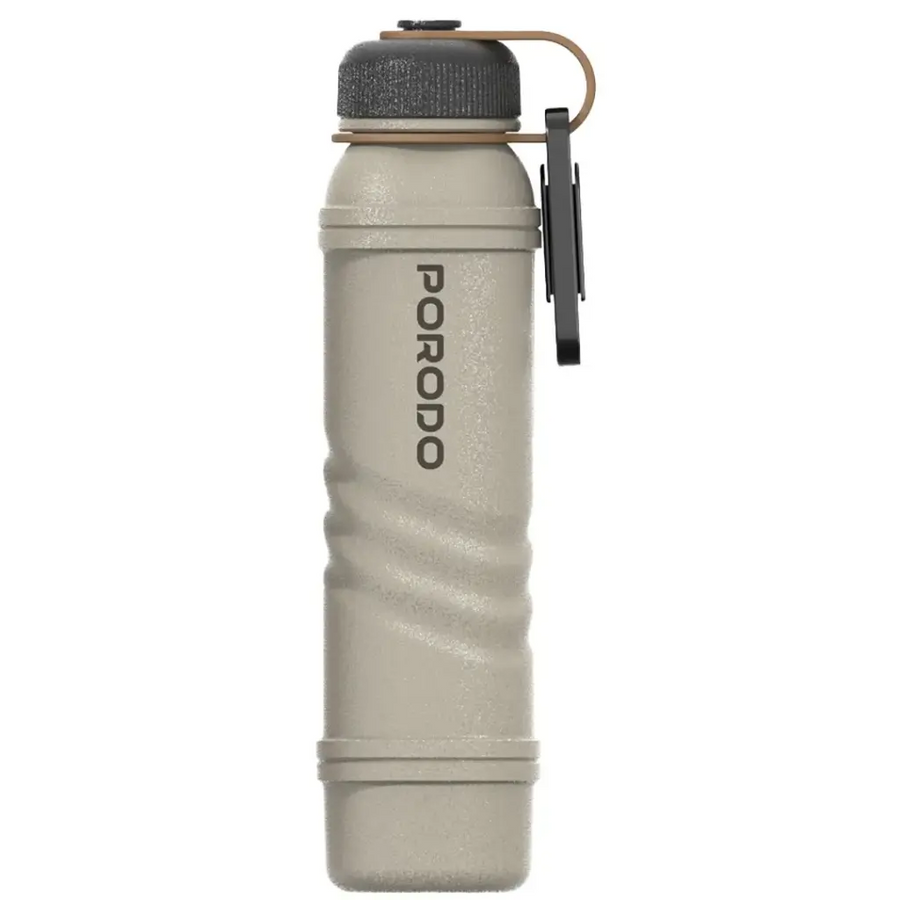 PORODO OneGear 5000mAh POWERBANK WITH FLASHLIGHT+ELECTRIC ARC LIGHTER - KHAKI