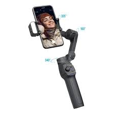 Porodo 3-Axis Gimbal with LED Light – Black
