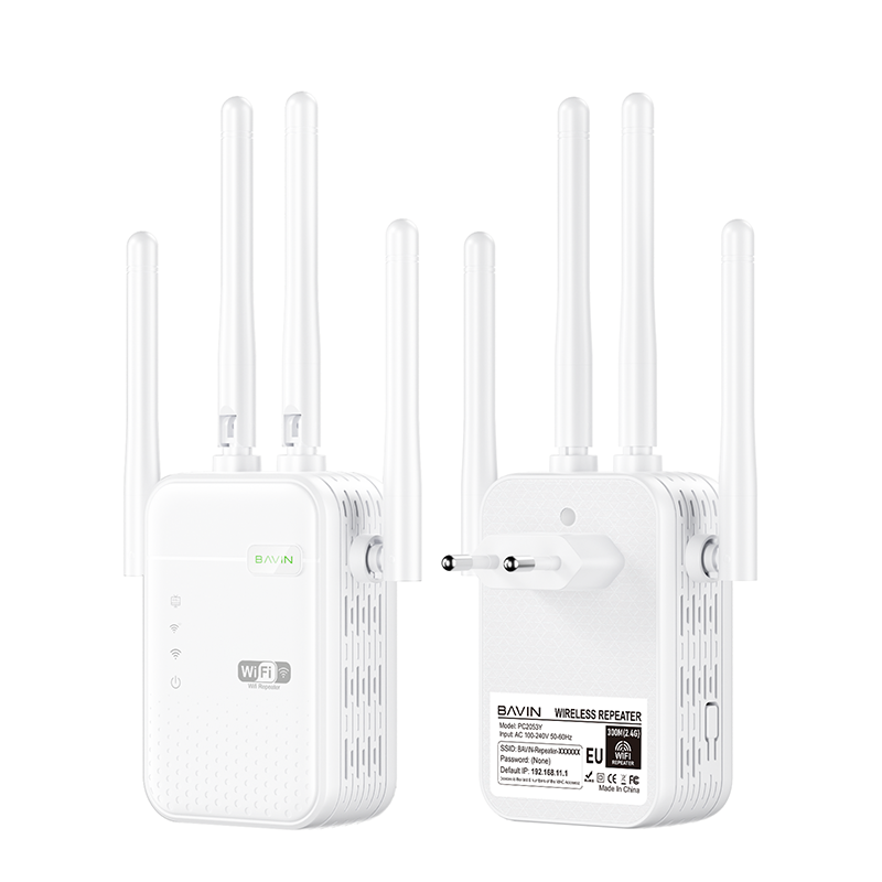 BAVIN C-PC2053 Wireless WiFi Repeater amp;amp; Signal Extender (2.4G/5G, Up to 1200Mbps)