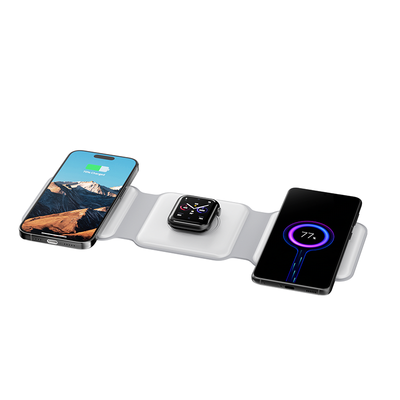 BAVIN C-W-PC962 15W 3-in-1 Magnetic Wireless Charger for iPhone 15 Series