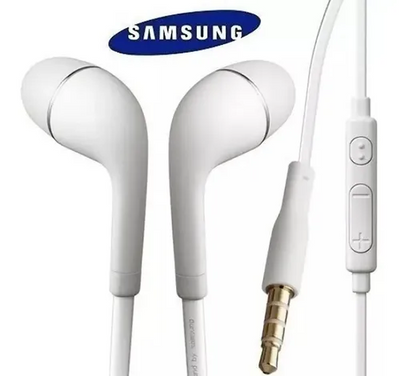 Samsung fashion stereo Headset with Microphone, White