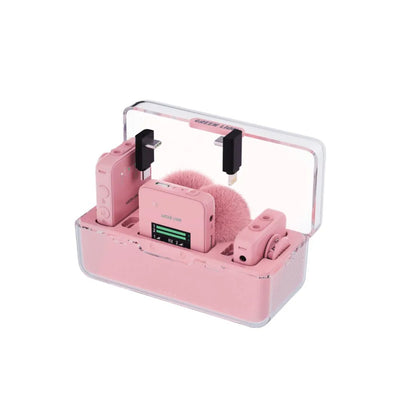 Green Lion Glm - Professional Wireless Mic - White/ Pink