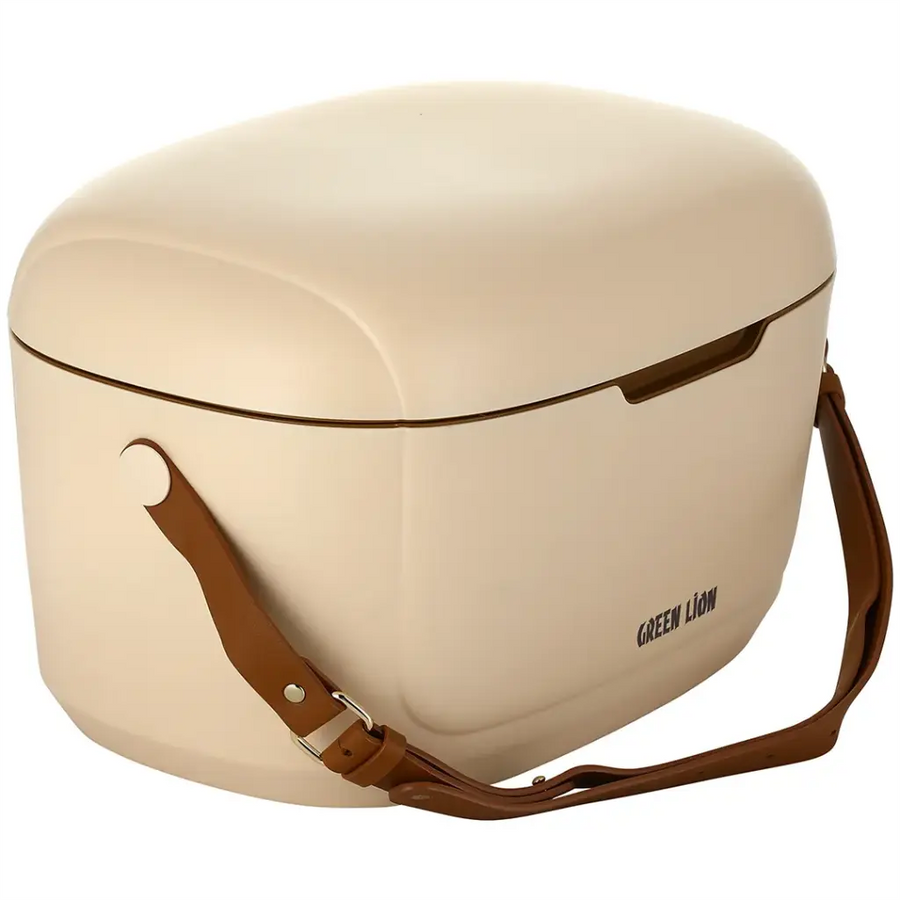 Green Lion Vintage Insulated Cooler Box 20L - Beige