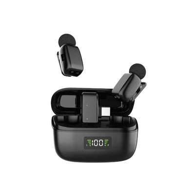 GREEN LION FLEX MIC DUO TYPE C TO LIGHTNING 2 IN 1 - BLACK