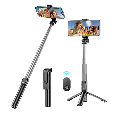 GREEN LION TRIPOD SELFIE STICK - BLACK