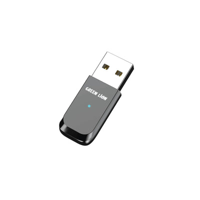 GREEN LION ZINC ALLOY SHELL BLUETOOTH ADAPTER - BLACK