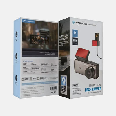 Powerology Dual Recording Dash Camera