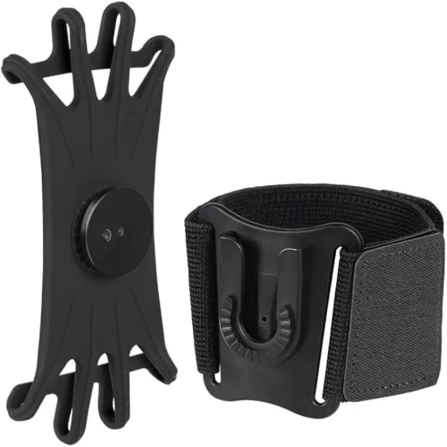 GREEN DETACHABLE SPORTS ARMBAND 4\\" - 6.8\\" - BLACK
