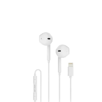 Green Lion Stereo Earphone With Type-C Connector - Black/ White