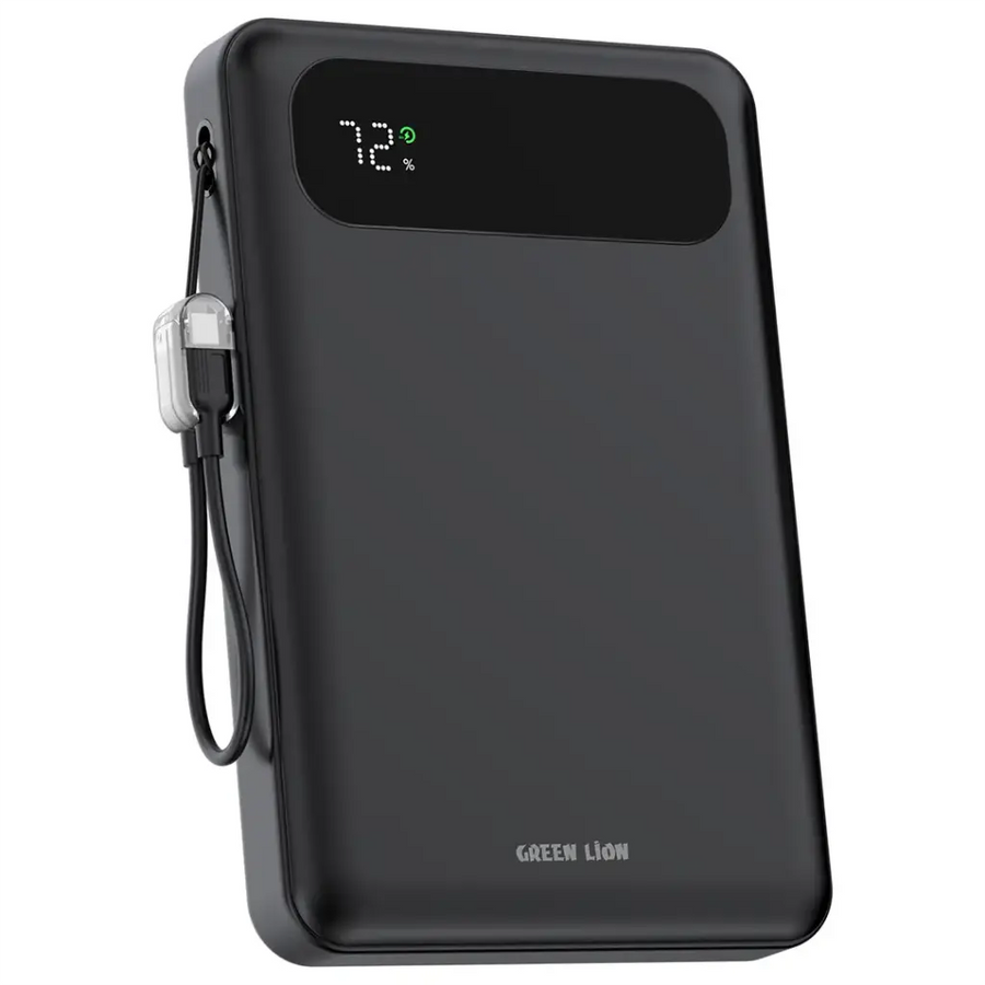 Green Lion TOLEDO Power Bank 10000 mAh PD 20W - Black