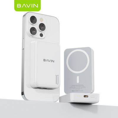 BAVIN PC1016 10000mAh Wireless Magnetic Fast Charging Power bank w/Strong Magnet Force