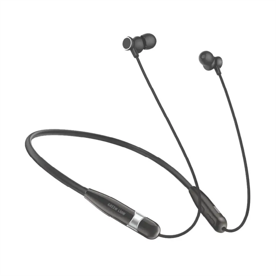{GNNECKXBK} Green Lion Neck X Wireless Neckband - Black