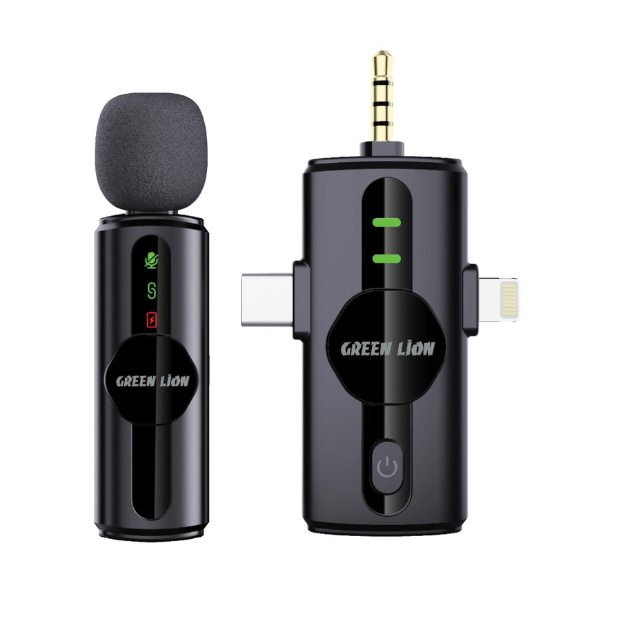 GREEN LION GM-79X MICROPHONE 3 IN1 - BLACK