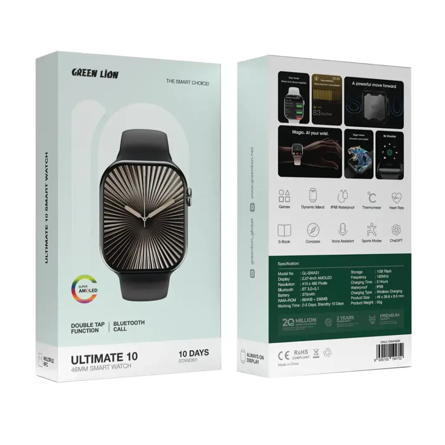 Green Lion Ultimate 10 46MM Smart Watch