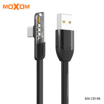Moxom MXCB198 Game Data Cable 90° Angle USB to Type-C 1.5m