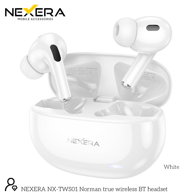 NEXERA TWS01 Norman true wireless BT headset NX-TWS01