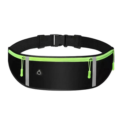 Earldom S10 Waterproof Luminous Sports Waist Bag - Black