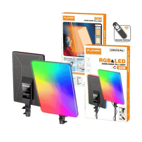 PLOKAMA RGB LED FILL LIGHT LIVE-P19 Pro