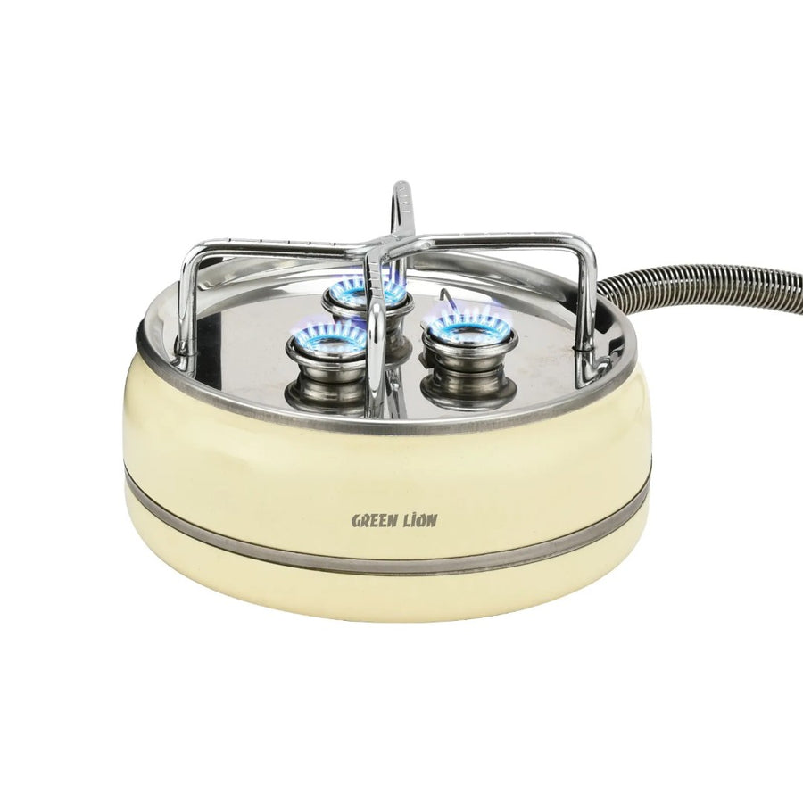 GREEN LION ORBIT FLAME 3 BURNER STOVE - BEIGE