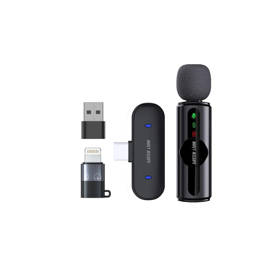 GREEN LION GM-75X MICROPHONE 3 IN 1 - BLACK