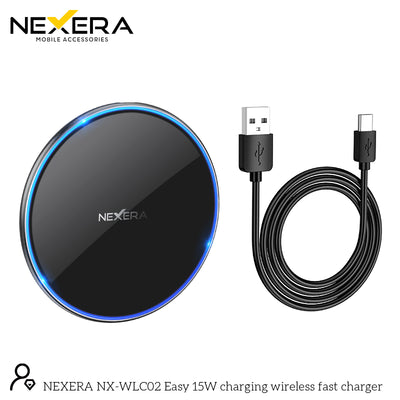 NEXERA CW6 Pro Easy 15W charging wireless fast charger