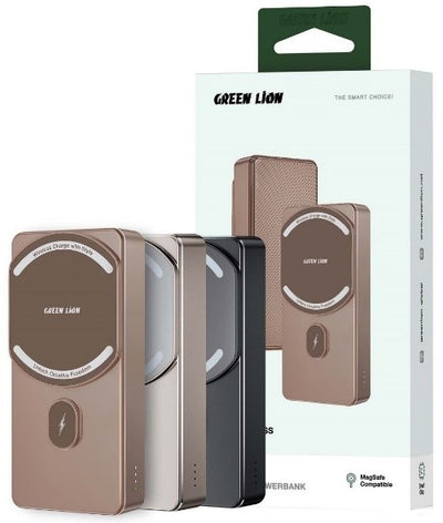{GNMTN10KPBBK} GREEN LION MILTON 10000MAH POWERBANK - BLACK