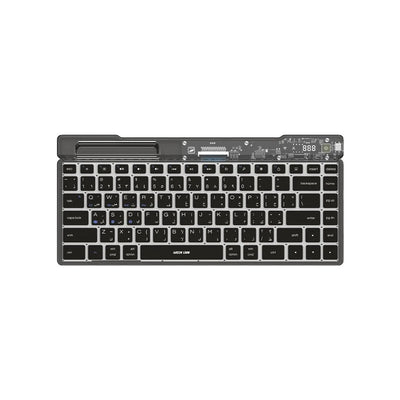 GREEN LION - TRANSPARENT KEYBOARD - BLACK