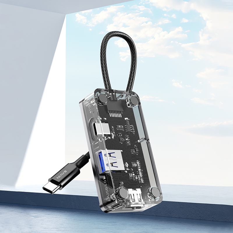 Bavin Hub-11 3-In-1 USB Hub