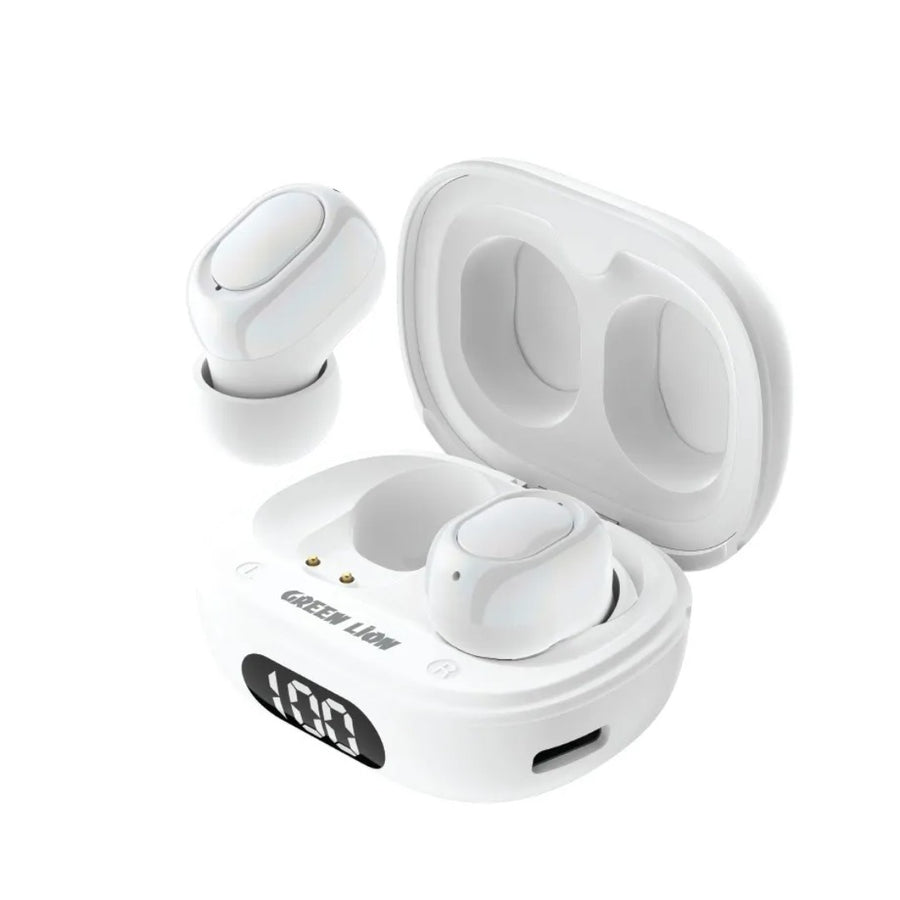 GREEN LION MITTERSILL TRUE WIRELESS EARBUDS - WHITE/ blue/ Black