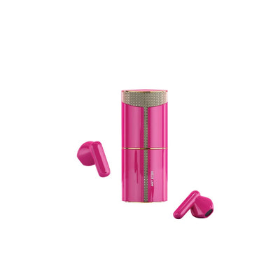 Green Lion Lipstick True Wireless Earbuds - Blue/ Pink