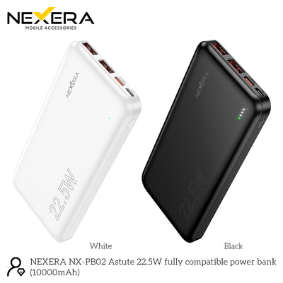 NEXERA NX-PB02 Astute 22.5W fully compatible power bank(10000mAh)