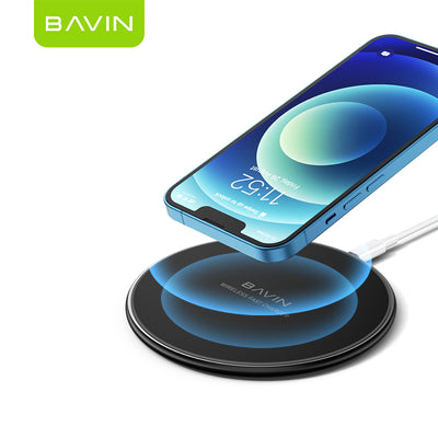 BAVIN PC017 15W Wireless Fast Charger Universal Desktop Charging Pad