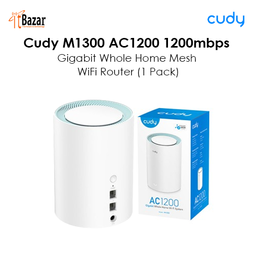 CUDY AC1200 Gigabit Whole Wi-fi Mesh System - 1 Pack | M1200