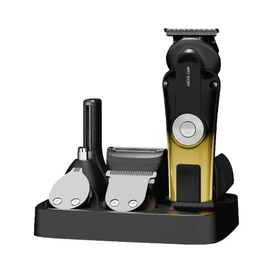 Green Lion 6 in 1 Trim Pro Grooming Kit - Black
