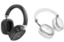 Hoco W35 - Wireless Bluetooth Headphones, Bluetooth V5.3, Use Time: Up To 40 Hours, Standby Time: Up To 200 Hours, Support TF Card And AUX Mode, Compatible Mobile Phones And Tablets - Black