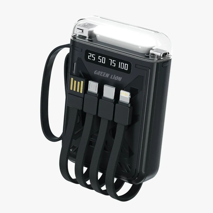 GREEN LION LUMA PRO 10000MAH POWER BANK - BLACK