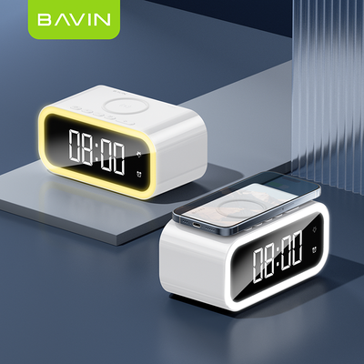 Bavin PC1065S Wireless Charging Clock