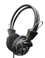 MIKUSO HP-115 Wired Stereo Headset 3.5mm Gaming Wired Earphone With Microphone (Black)