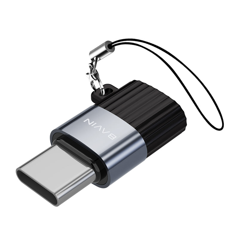 BAVIN OTG-02 Charging and Data Transfer Adapter w Holder Organizer for Micro to Type c amp; TYPE C TO MICRO