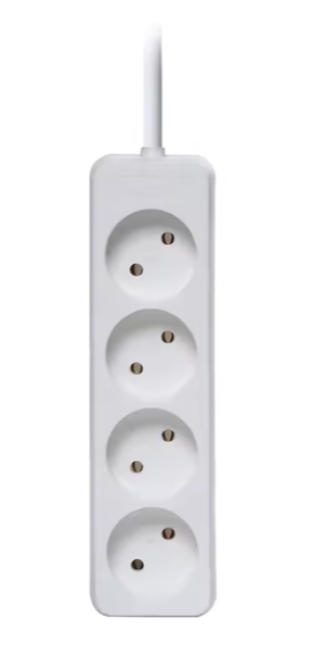 Extension Cord without Grounding for 4 Sockets-1.5M/ 3M/5M