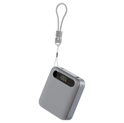 Green Lion Zuno Power Bank 10000mAh PD 20W-silver/ Gray
