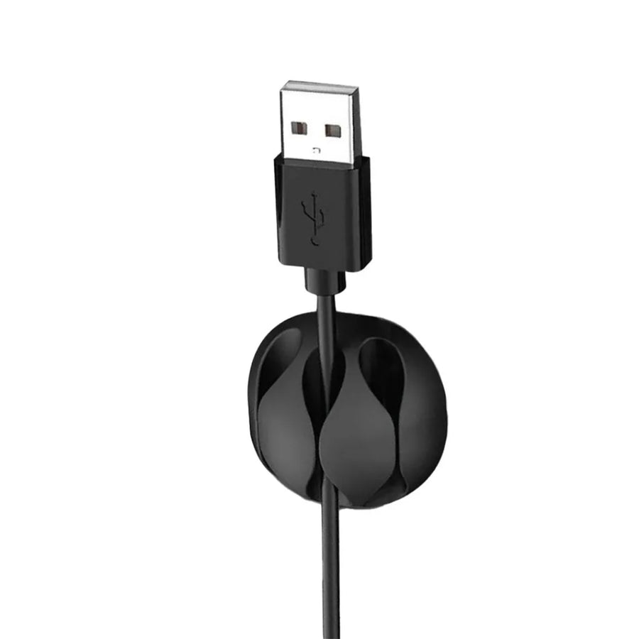 GREEN LION - 10 IN 1 CABLE ORGANIZER - BLACK