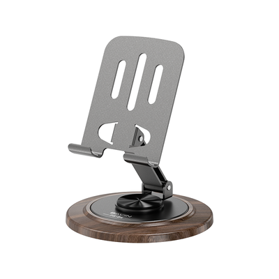 BAVIN D-S-PS84 Foldable Desktop Bracket 360° Rotating Metal Stand Universal for Phone amp;amp; Tablet