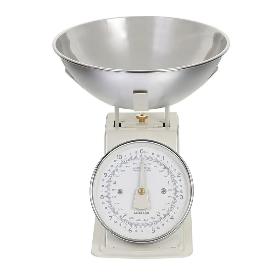 GREEN LION VINTAGE KITCHEN SCALE - CREAM